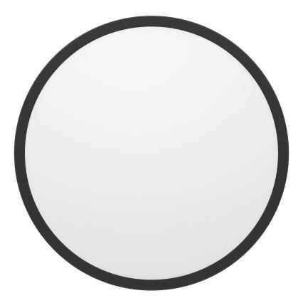 Eglo - LED RGBW Himmennettävä ulko katto kevyt LED/16,8W/230V 2700-6500K halkaisija 50 cm IP44 musta ZigBee