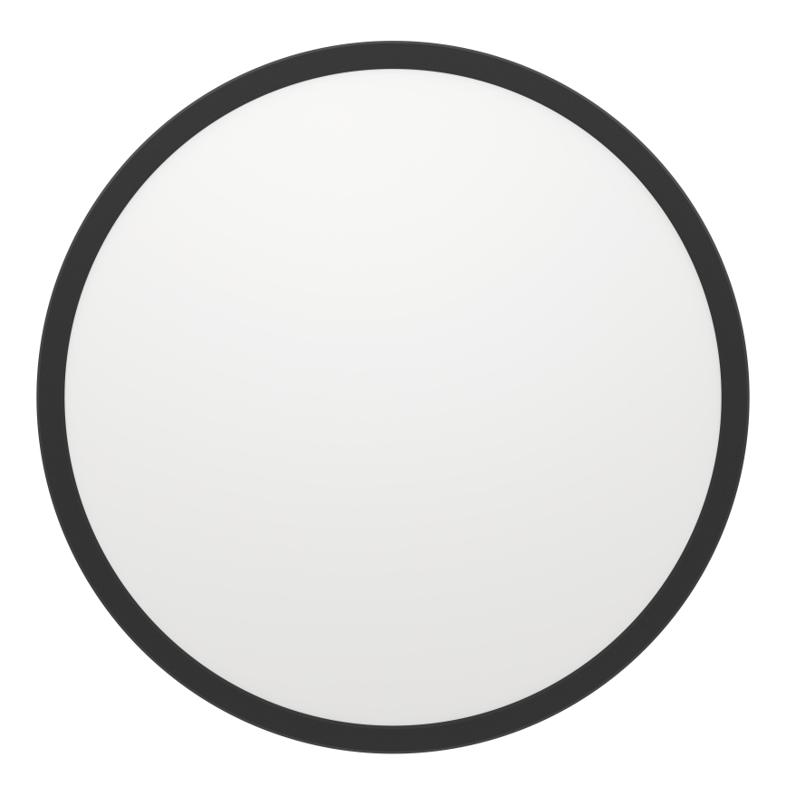 Eglo - LED RGBW Himmennettävä ulko katto kevyt LED/16,8W/230V 2700-6500K halkaisija 50 cm IP44 musta ZigBee