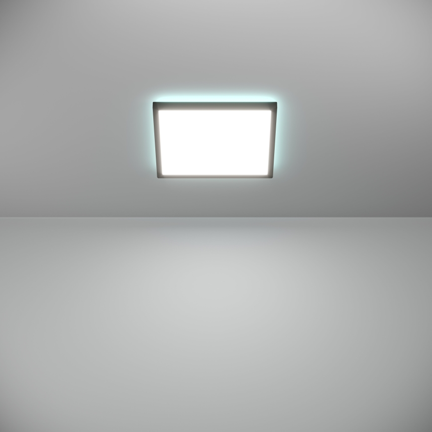 Eglo - LED RGBW Himmennettävä ulko katto kevyt LED/13,4W/230V 2700-6500K 29x29 cm IP44 musta