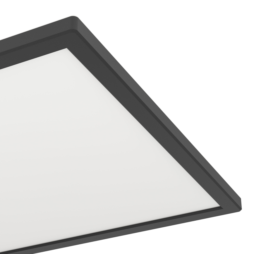 Eglo - LED RGBW Himmennettävä ulko katto kevyt LED/17,6W/230V 2700-6500K 39x39 cm IP44 musta ZigBee