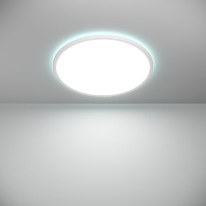 Eglo - LED RGBW Himmennettävä ulko katto kevyt LED/16,8W/230V 2700-6500K halkaisija 50 cm IP44 valkoinen ZigBee