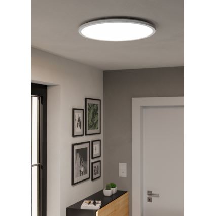 Eglo - LED RGBW Himmennettävä ulko katto kevyt LED/16,8W/230V 2700-6500K halkaisija 50 cm IP44 valkoinen ZigBee