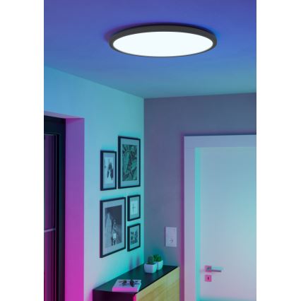 Eglo - LED RGBW Himmennettävä ulko katto kevyt LED/16,8W/230V 2700-6500K halkaisija 50 cm IP44 valkoinen ZigBee