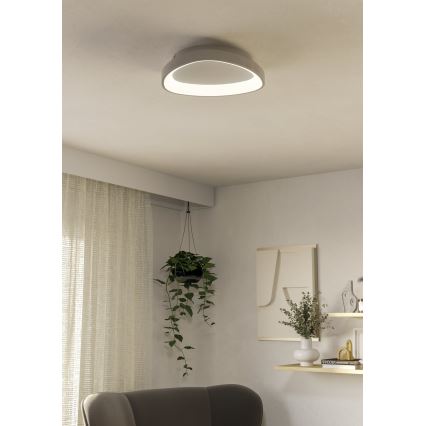 Eglo - Himmennettävä LED-kattovalaisin LED/12W/230V 2700-6500K valkoinen + kauko-ohjaus