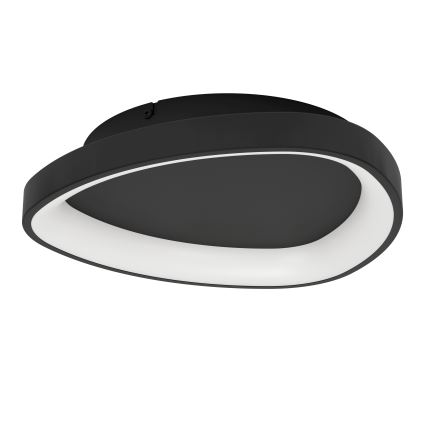 Eglo - Himmennettävä LED-kattovalaisin LED/12W/230V 2700-6500K musta + kauko-ohjaus