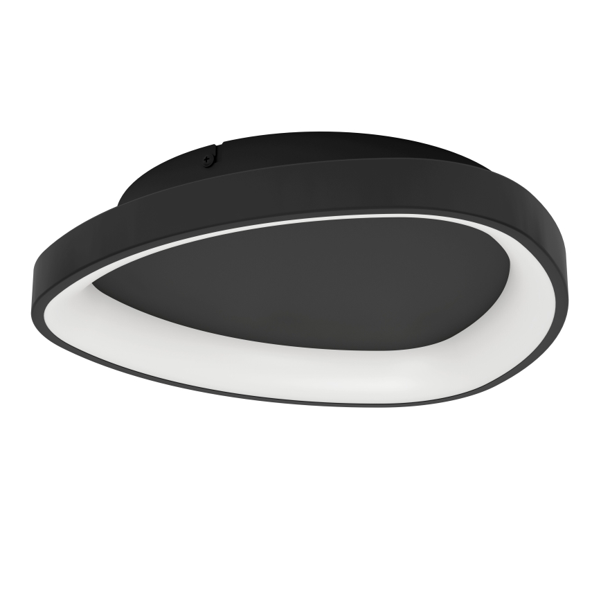 Eglo - Himmennettävä LED-kattovalaisin LED/12W/230V 2700-6500K musta + kauko-ohjaus