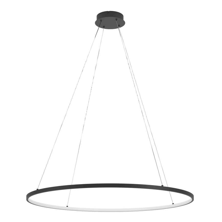Eglo - Himmennettävä LED-kattokruunu johdossa LED/40W/230V 2700-6500K musta + kauko-ohjaus