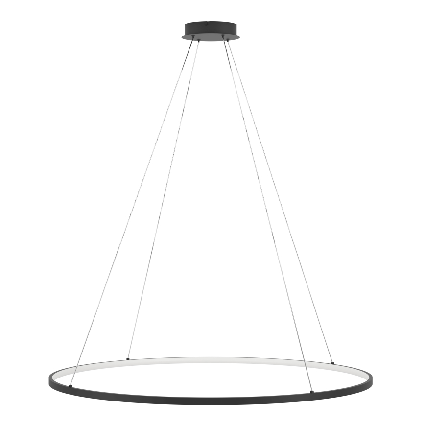 Eglo - Himmennettävä LED-kattokruunu johdossa LED/40W/230V 2700-6500K musta + kauko-ohjaus