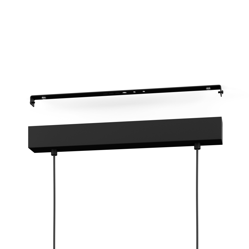 Eglo - Himmennettävä LED-kattokruunu johdossa 2xLED/12,5W/230V+1xLED/15,5W 3000K beige/musta