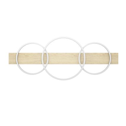 Eglo - LED-kattovalaisin 3xLED/12W/230V 3000K beige/musta