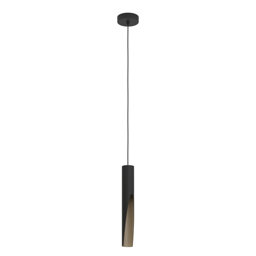 Eglo - LED-kattokruunu johdossa 1xGU10/4,5W/230V 3000K musta/ruskea