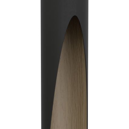 Eglo - LED-kattokruunu johdossa 1xGU10/4,5W/230V 3000K musta/ruskea
