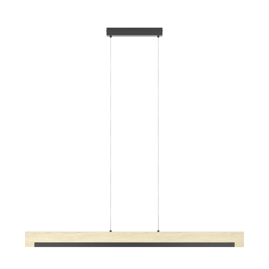 Eglo - Himmennettävä LED-kattokruunu johdossa LED/25,5W/230V 3000K musta/beige