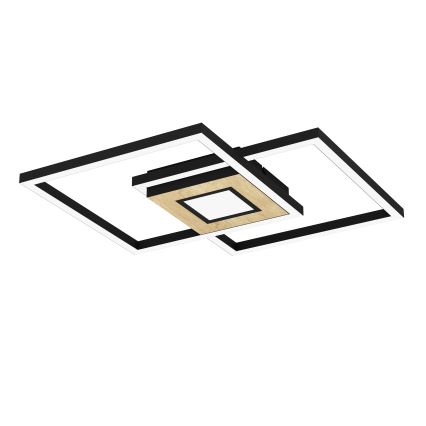 Eglo - Himmennettävä LED-kattovalaisin 2xLED/17W/230V +1xLED/4,2W 2700-6500K + kauko-ohjaus
