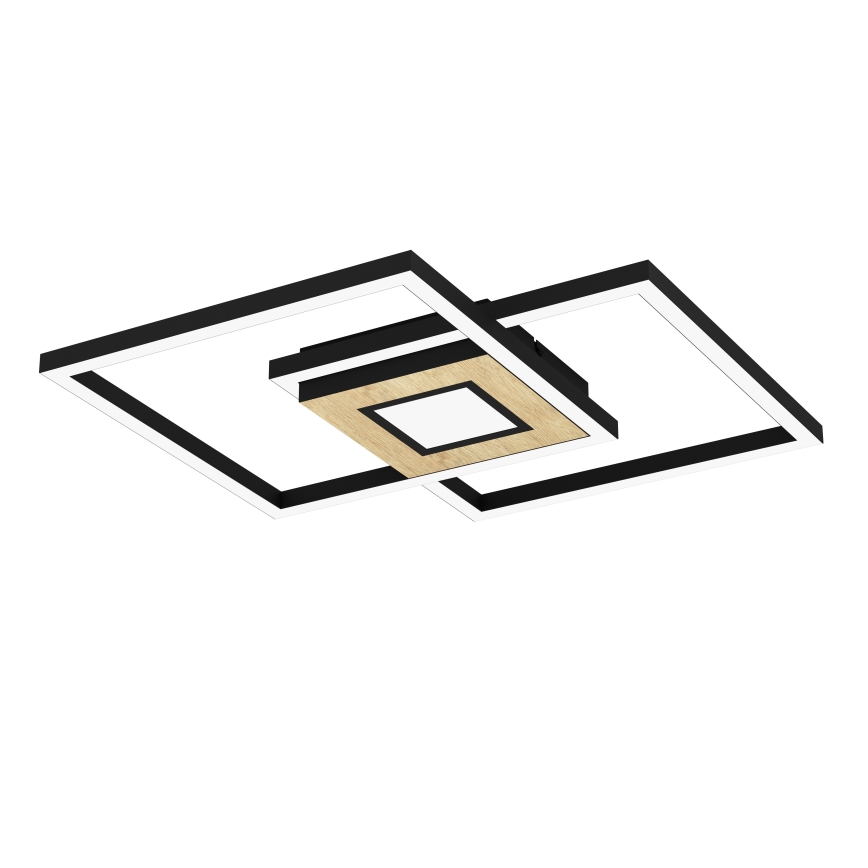 Eglo - Himmennettävä LED-kattovalaisin 2xLED/17W/230V +1xLED/4,2W 2700-6500K + kauko-ohjaus