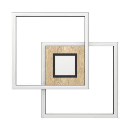 Eglo - Himmennettävä LED-kattovalaisin 2xLED/17W/230V +1xLED/4,2W 2700-6500K + kauko-ohjaus