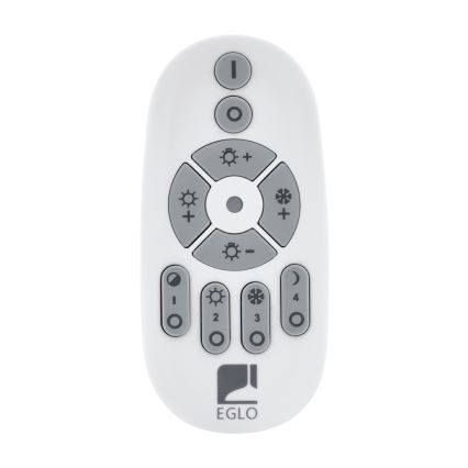 Eglo - Himmennettävä LED-kattovalaisin 2xLED/17W/230V +1xLED/4,2W 2700-6500K + kauko-ohjaus
