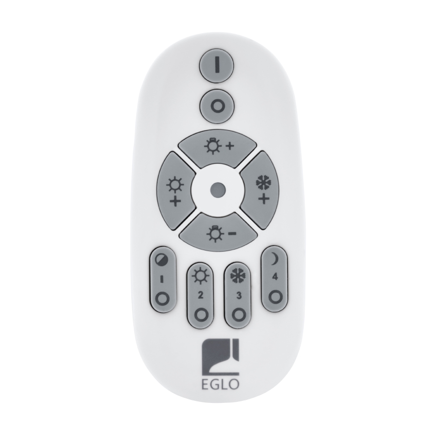 Eglo - Himmennettävä LED-kattovalaisin 2xLED/17W/230V +1xLED/4,2W 2700-6500K + kauko-ohjaus