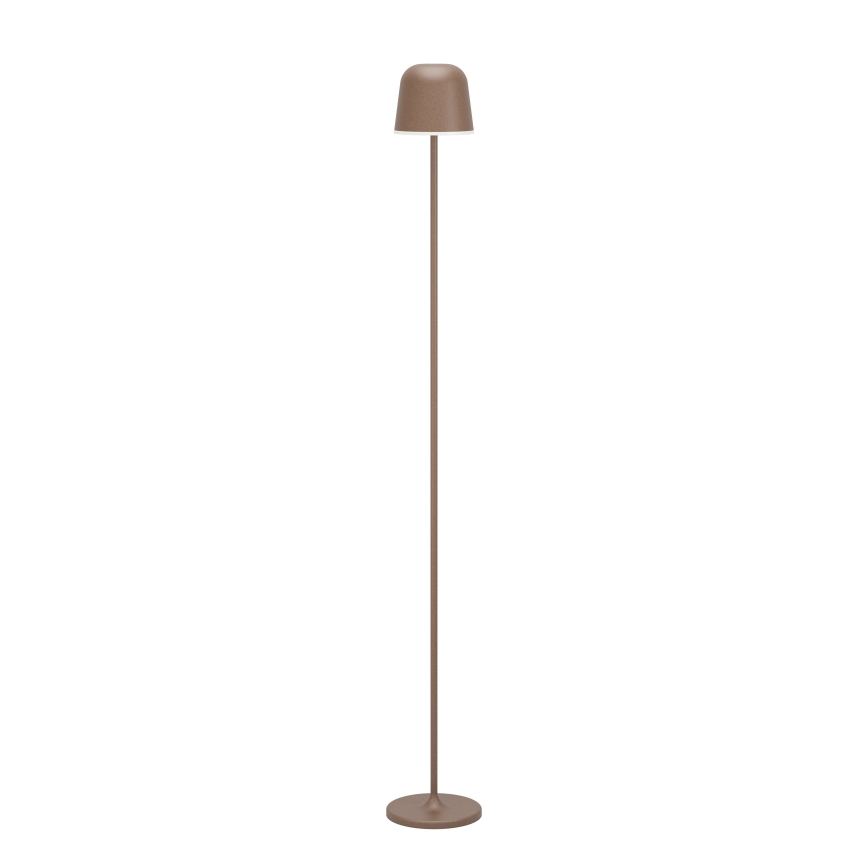 Eglo - LED Himmennettävä ulko ladattava lattialamppu LED/4,3W/230V 2400/3000/4000K IP54 ruskea