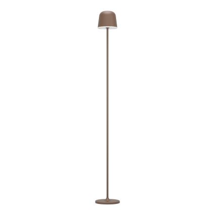Eglo - LED Himmennettävä ulko ladattava lattialamppu LED/4,3W/230V 2400/3000/4000K IP54 ruskea
