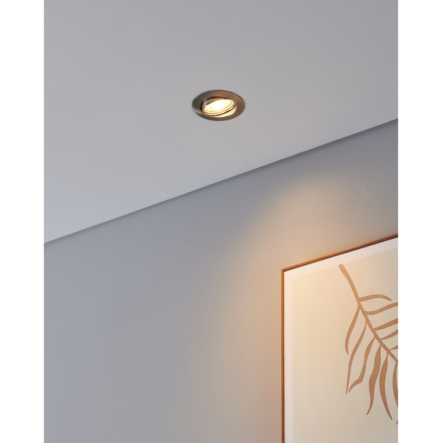 Eglo - SETTI 3x LED upotettava valo 1xGU10/4W/230V mattakromi