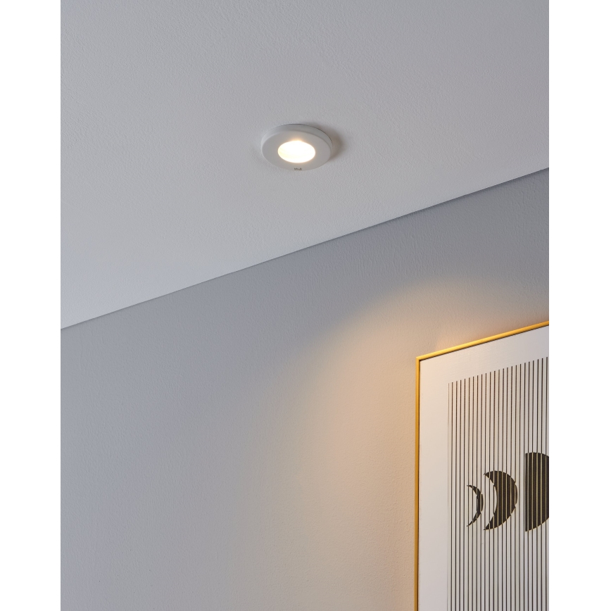 Eglo - SETTI 3xLED Kylpyhuoneen upotettu valo 1xGU10/4W/230V IP44 valkoinen