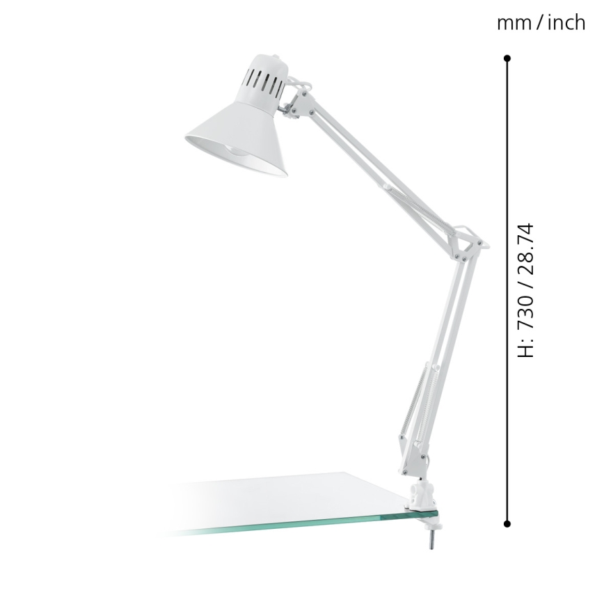 Eglo 90872 - Pöytävalaisin FIRMO 1xE27/40W/230V