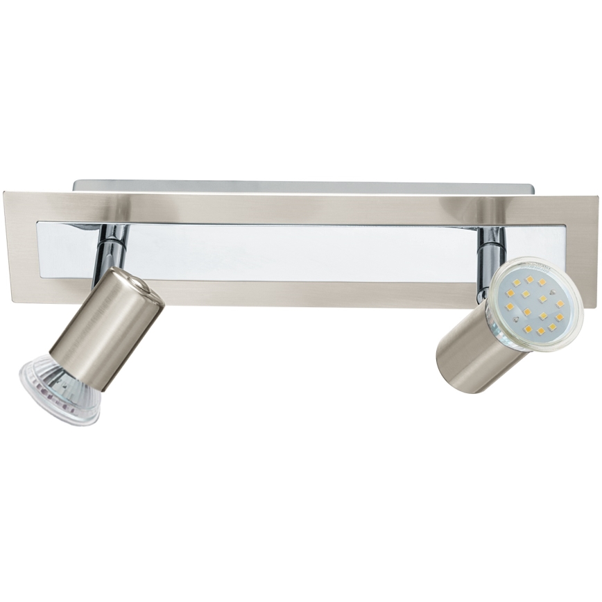 EGLO - Seinä- ja kattovalaisin 2xGU10/LED/3W