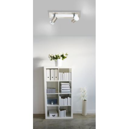 EGLO - Seinä- ja kattovalaisin 2xGU10/LED/3W