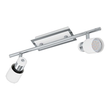 Eglo 92085 - LED-kohdevalaisin DAVIDA 2xGU10-LED/5W/230V