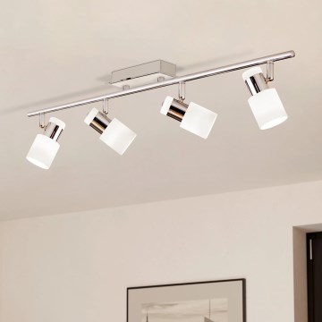 Eglo 92087 - LED-kohdevalaisin DAVIDA 4xGU10-LED/5W/230V