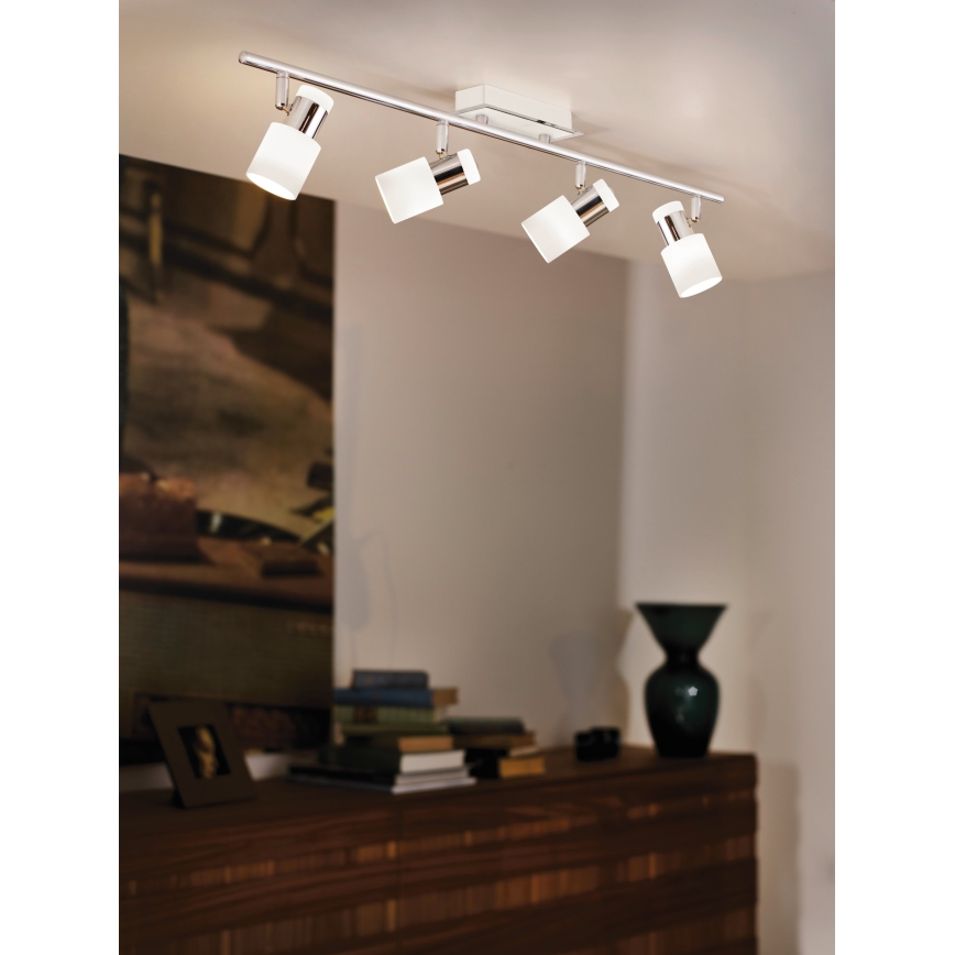 Eglo 92087 - LED-kohdevalaisin DAVIDA 4xGU10-LED/5W/230V