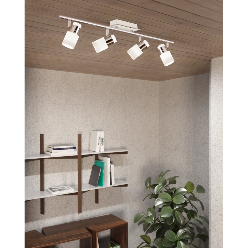 Eglo 92087 - LED-kohdevalaisin DAVIDA 4xGU10-LED/5W/230V