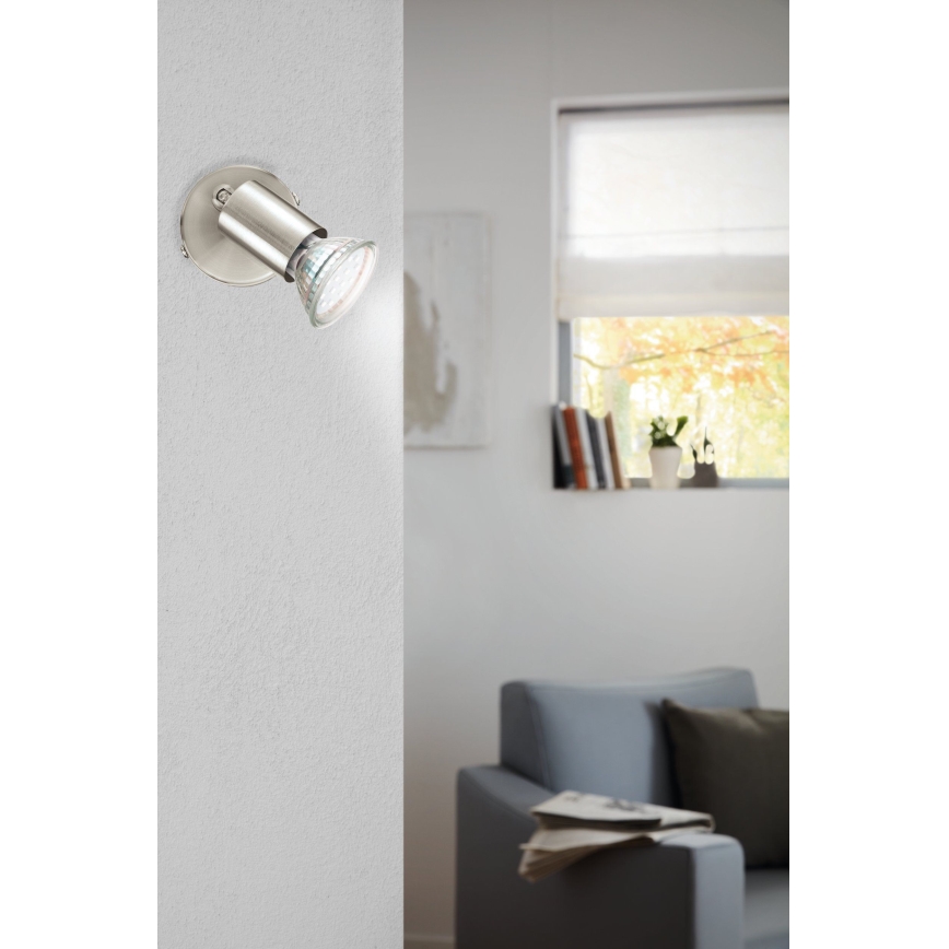 Eglo - LED-seinävalaisin LED 1xGU10/2,8W/230V