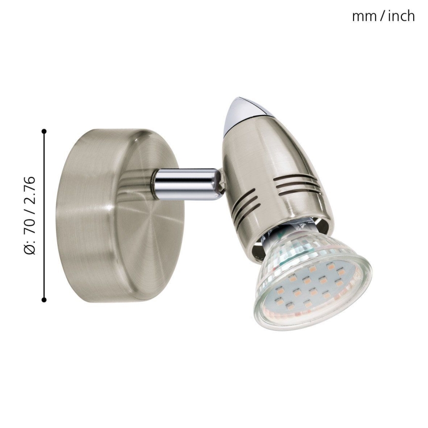 Eglo 92641 - LED-kohdevalaisin MAGNUM 1xGU10/3W/230V