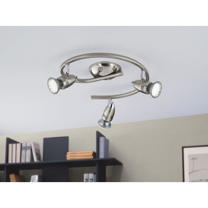 Eglo 92643 - LED-kohdevalaisin MAGNUM 3xGU10/3W/230V
