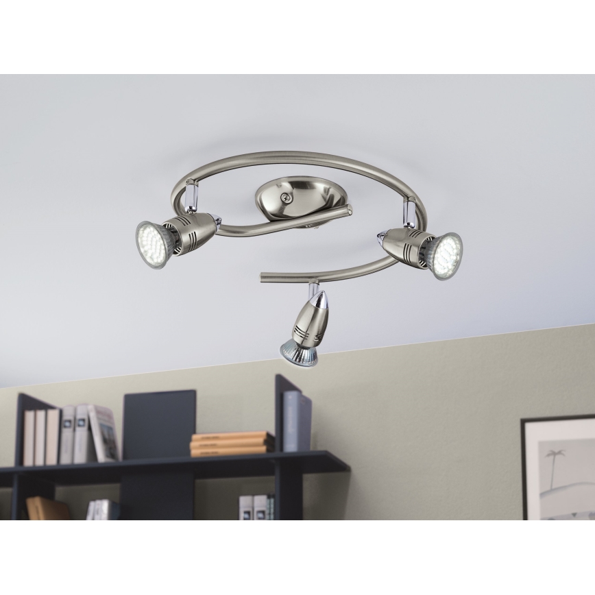 Eglo 92643 - LED-kohdevalaisin MAGNUM 3xGU10/3W/230V