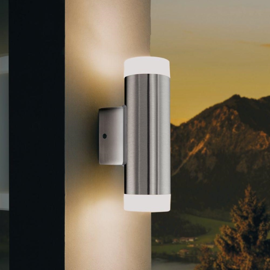 Eglo 92736 - Ulkoseinävalaisin RIGA-LED GU10/2,5W/230V IP44