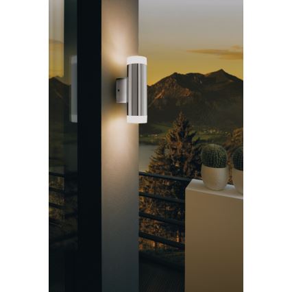 Eglo 92736 - Ulkoseinävalaisin RIGA-LED GU10/2,5W/230V IP44