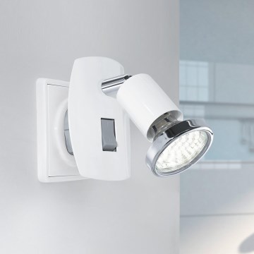 Eglo 92925 - LED valo pistorasialle MINI 4 1xGU10-LED/3W/230V