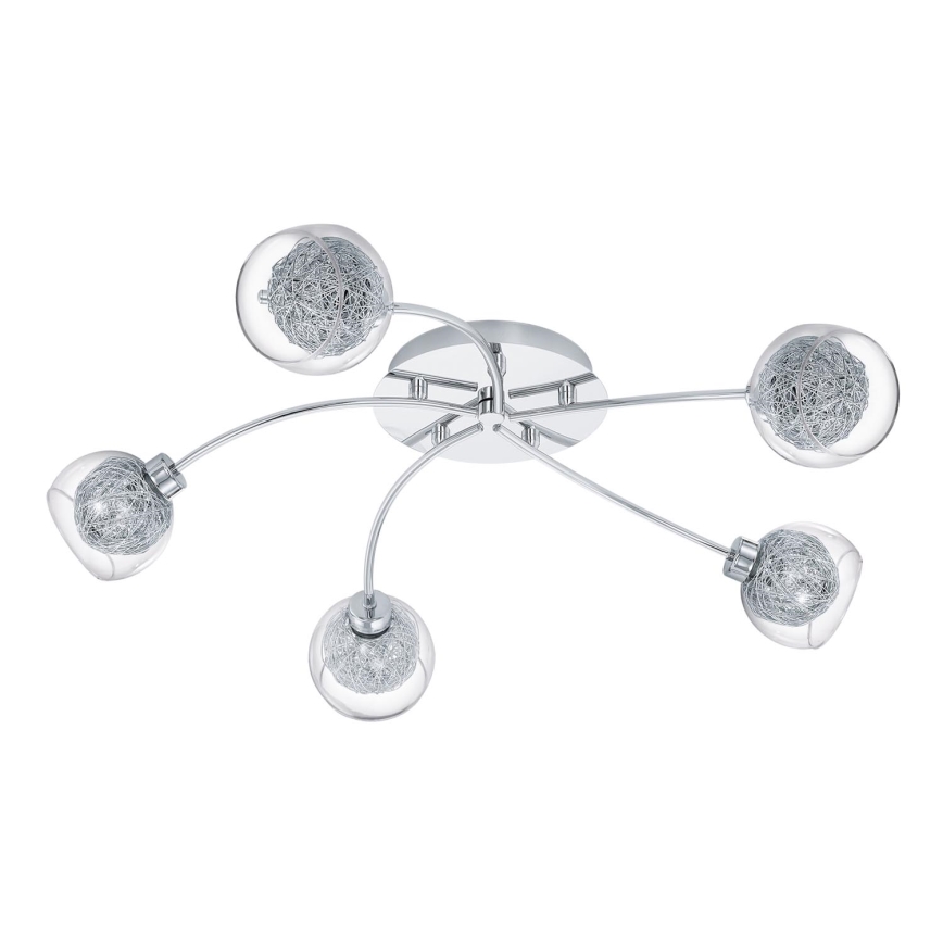 Eglo 93055 - Kattovalo OVIEDO 5XG9/33W/230V