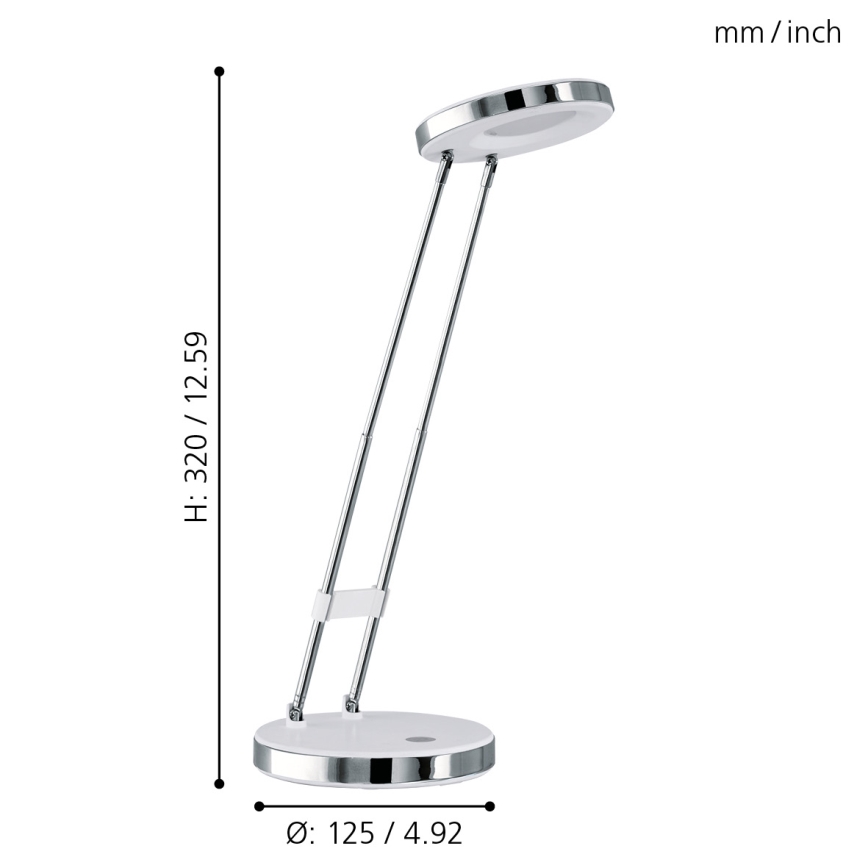 Eglo 93077 - LED-pöytävalaisin GEXO LED/3W/230V