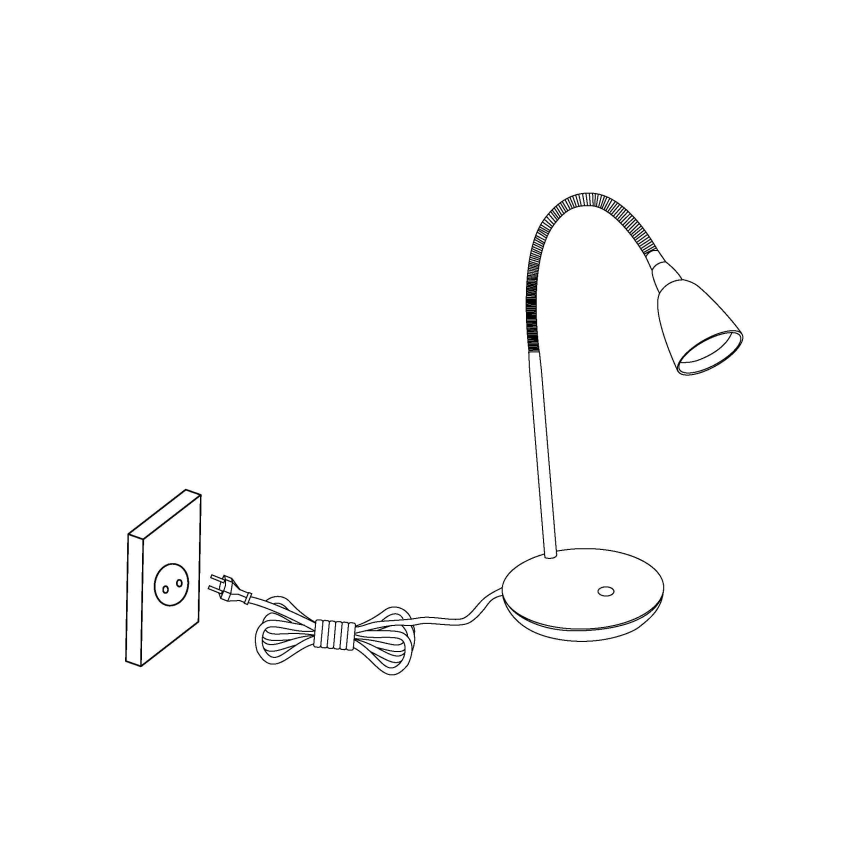 Eglo 93078 - LED-pöytävalaisin DURENGO 1xLED/3W/230V