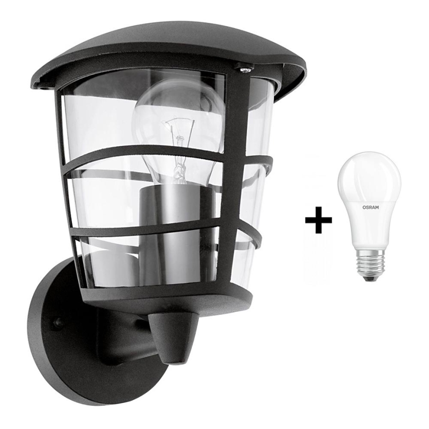 Eglo 93097 - LED-ulkoseinävalaisin ALORIA 1xE27/8,5W/230V IP44