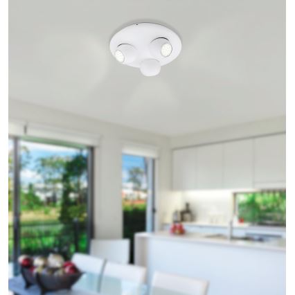 Eglo 93169 - LED-kohdevalaisin NORBELLO 3 3xGU10/5W/230V