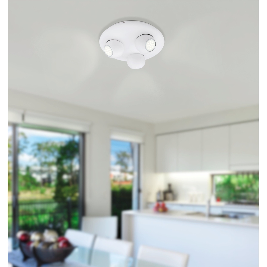 Eglo 93169 - LED-kohdevalaisin NORBELLO 3 3xGU10/5W/230V