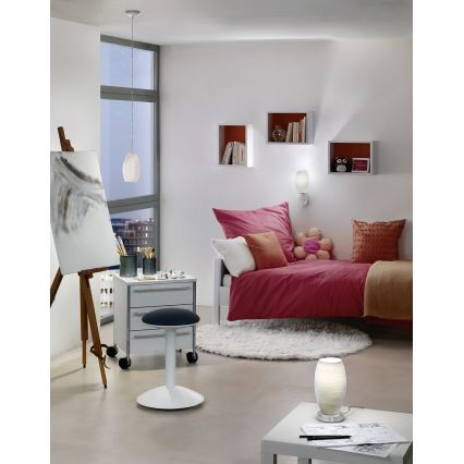 EGLO 93188 - LED-kattokruunu narussa BATISTA 3 1xE27/7W LED