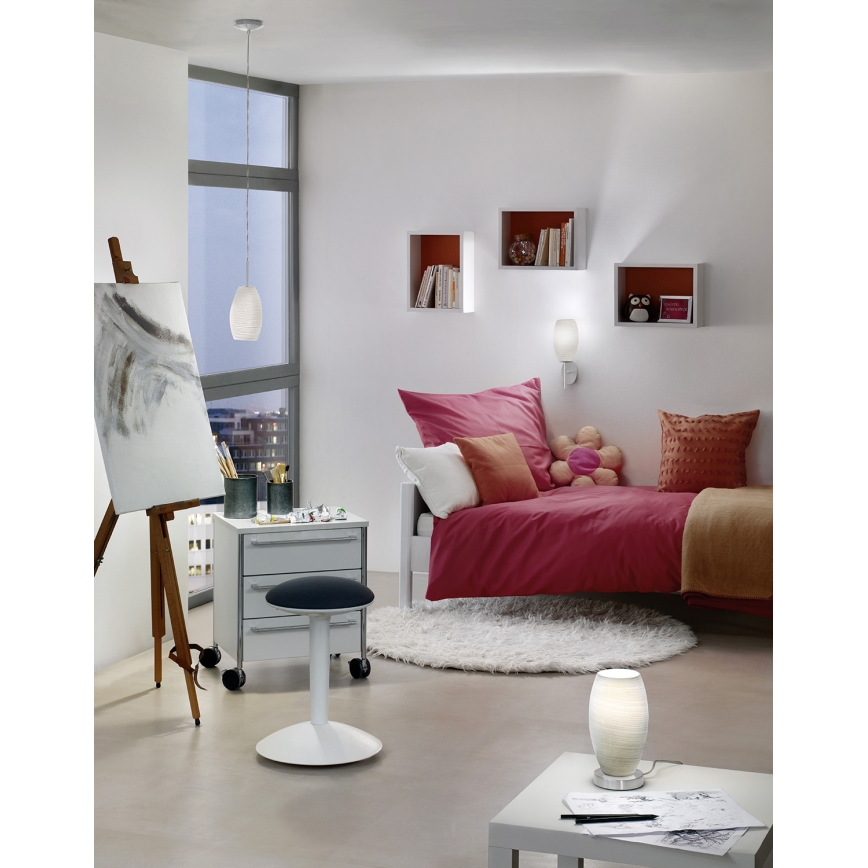 EGLO 93188 - LED-kattokruunu narussa BATISTA 3 1xE27/7W LED