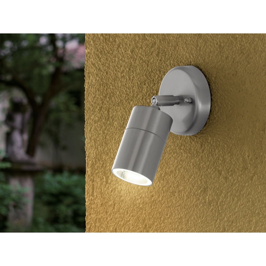 Eglo 93268 - LED-ulkovalaistus STOCKHOLM 1 1xGU10/5W/230V IP44