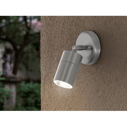 Eglo 93268 - LED-ulkovalaistus STOCKHOLM 1 1xGU10/5W/230V IP44